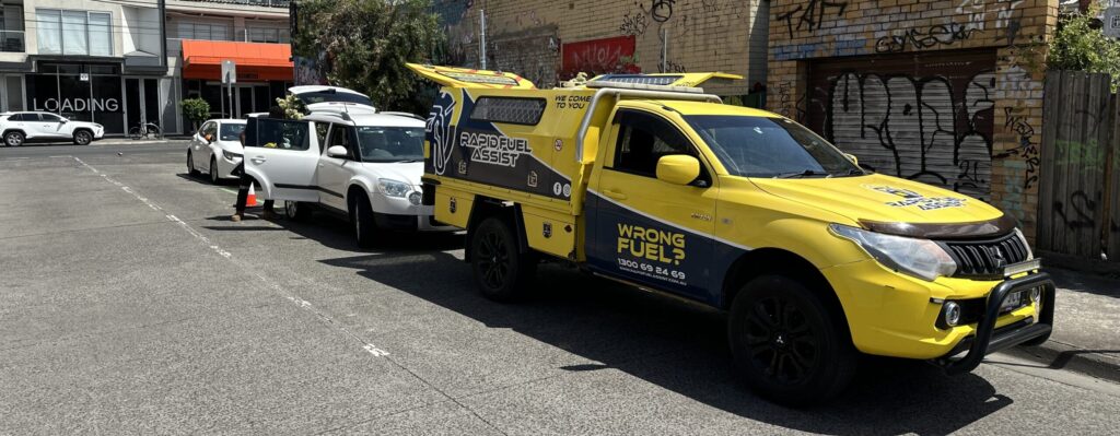 Wrong fuel rescue cost Melbourne — Rapid Fuel Assist mobile service