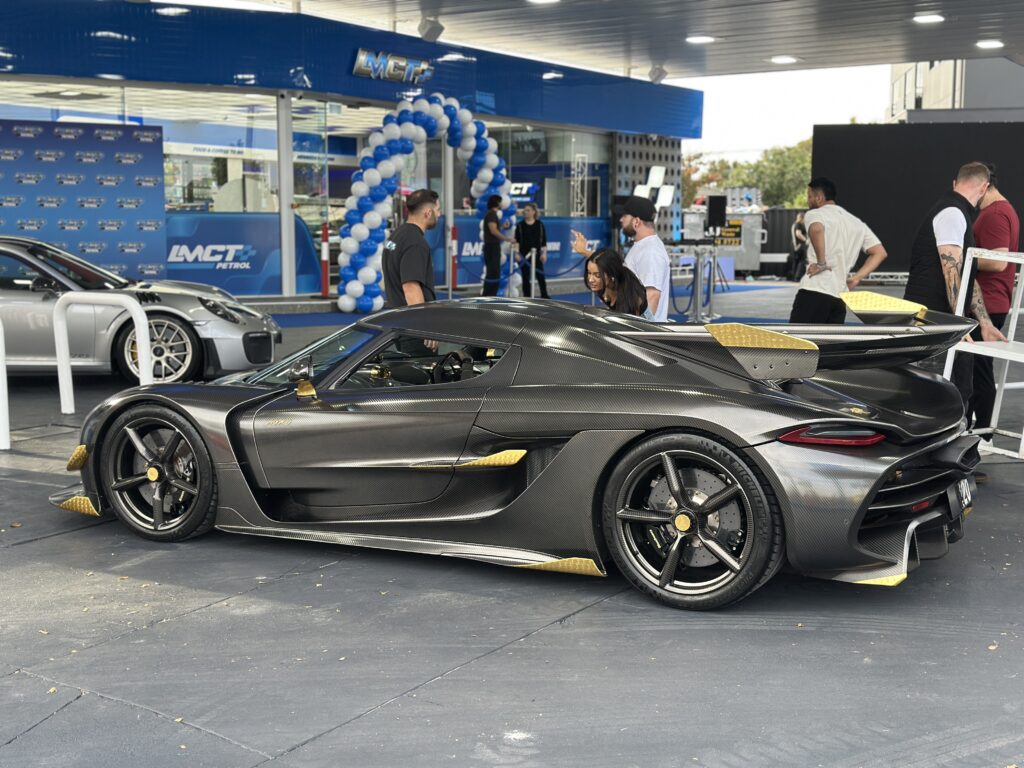 Koenigsegg Jesko on display at the LMCT+ Petrol Preston pre-launch event in Melbourne