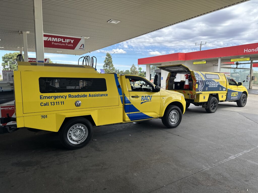 Wrong fuel rescue Western Suburbs Melbourne — RACV Isuzu D-MAX petrol in diesel Kealba