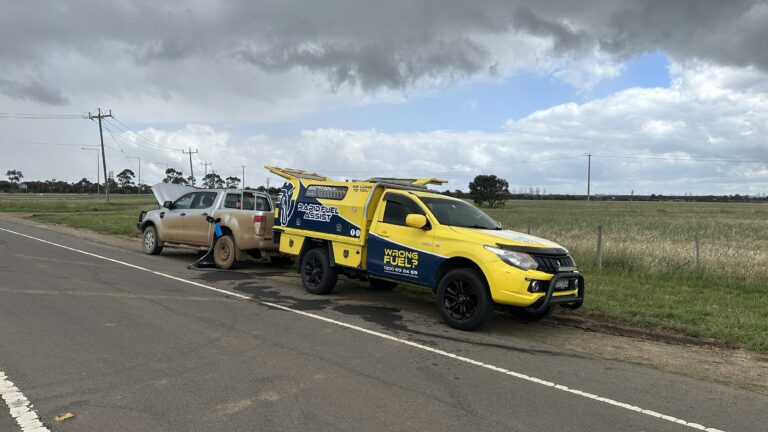 Wrong fuel rescue Western Suburbs Melbourne — Ford Ranger petrol in diesel Keilor North