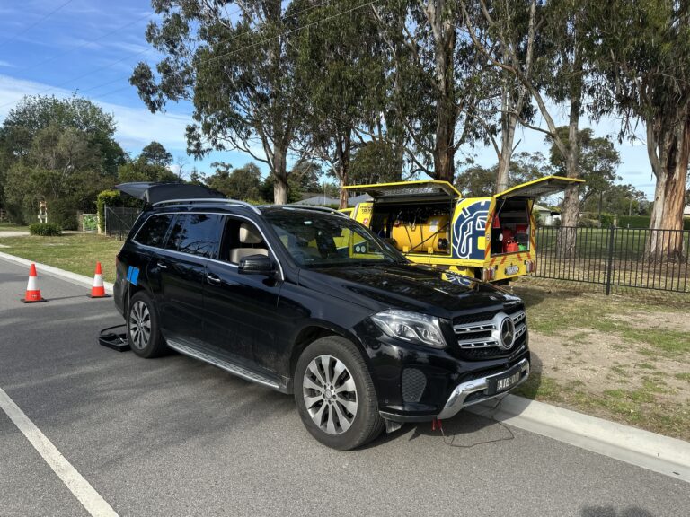 Wrong fuel rescue southern suburbs Melbourne — Rapid Fuel Assist draining petrol from diesel Mercedes-Benz GLS350d roadside Langwarrin