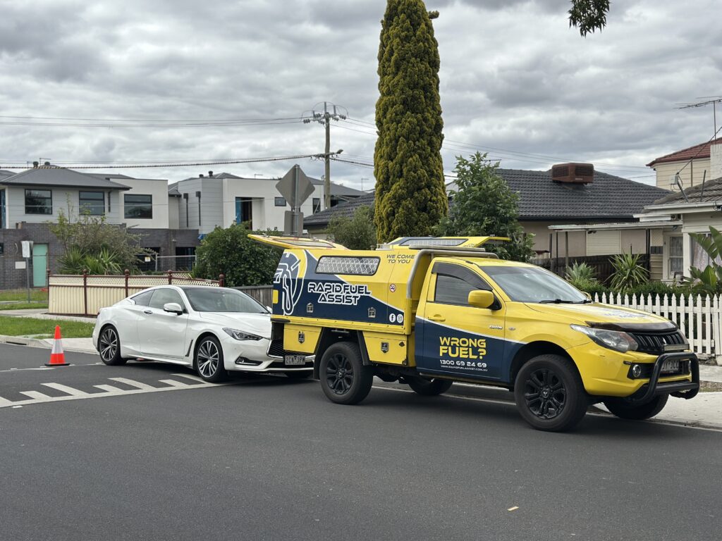 wrong fuel in a high performance car diesel in petrol melbourne