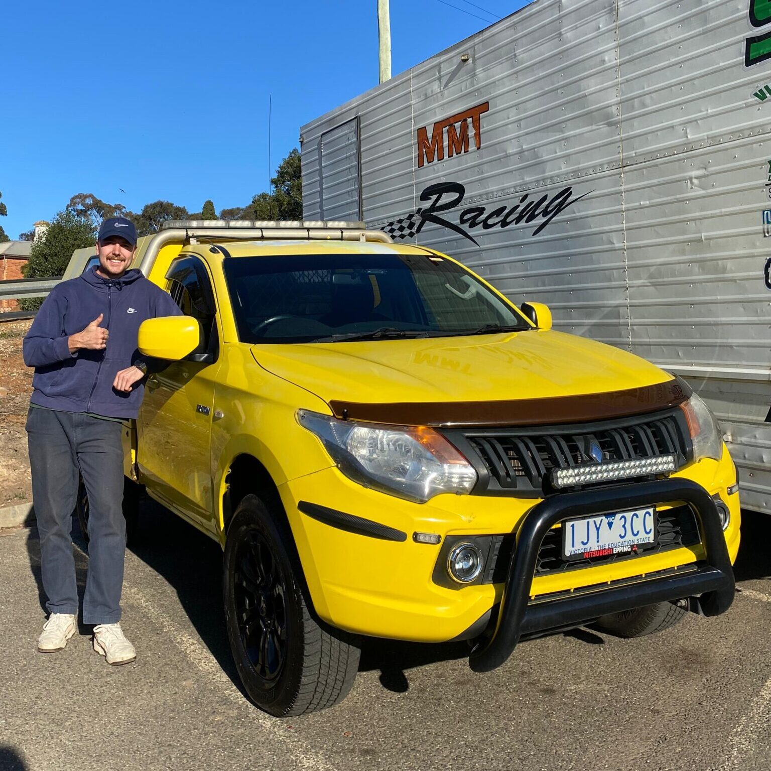 Rapid Fuel Assist founder with mobile wrong fuel rescue truck Melbourne