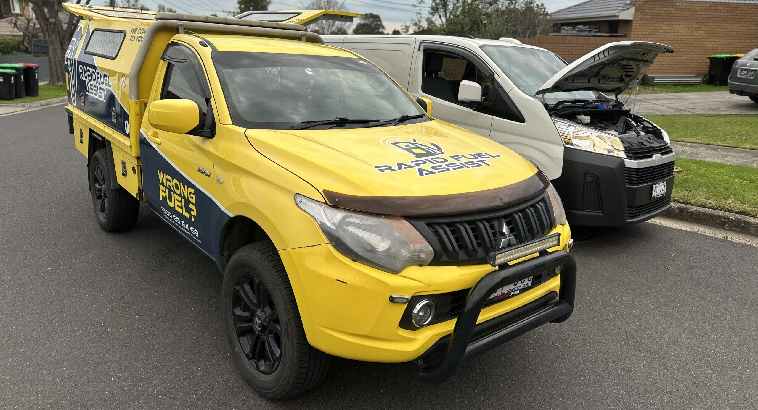 wrong fuel car won't start morning — Rapid Fuel Assist mobile fuel drain ute on location Melbourne