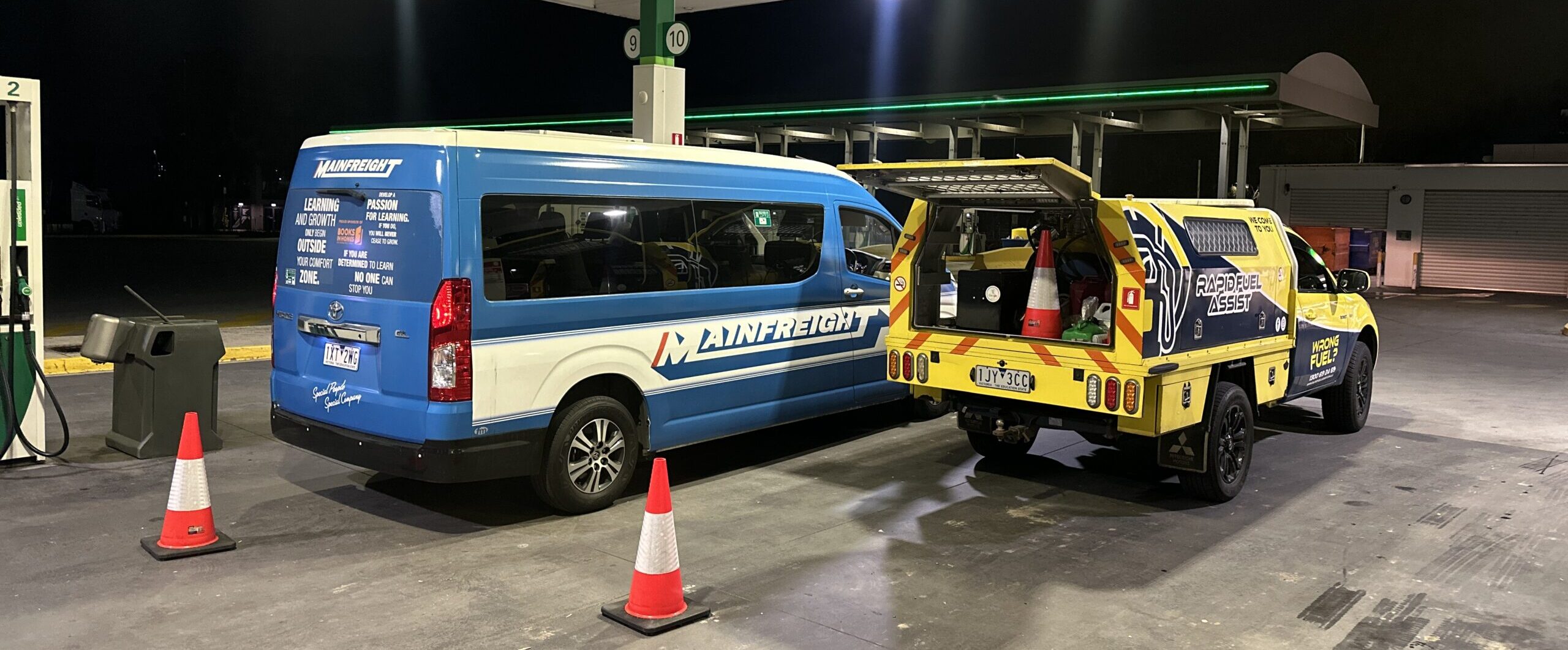 Wrong fuel in a fleet vehicle Melbourne — Rapid Fuel Assist mobile rescue truck attending company vehicle callout