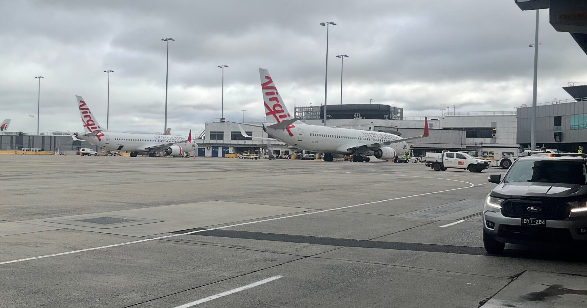 Mobile wrong fuel recovery on a Hyundai iLoad airside at Melbourne Airport T4